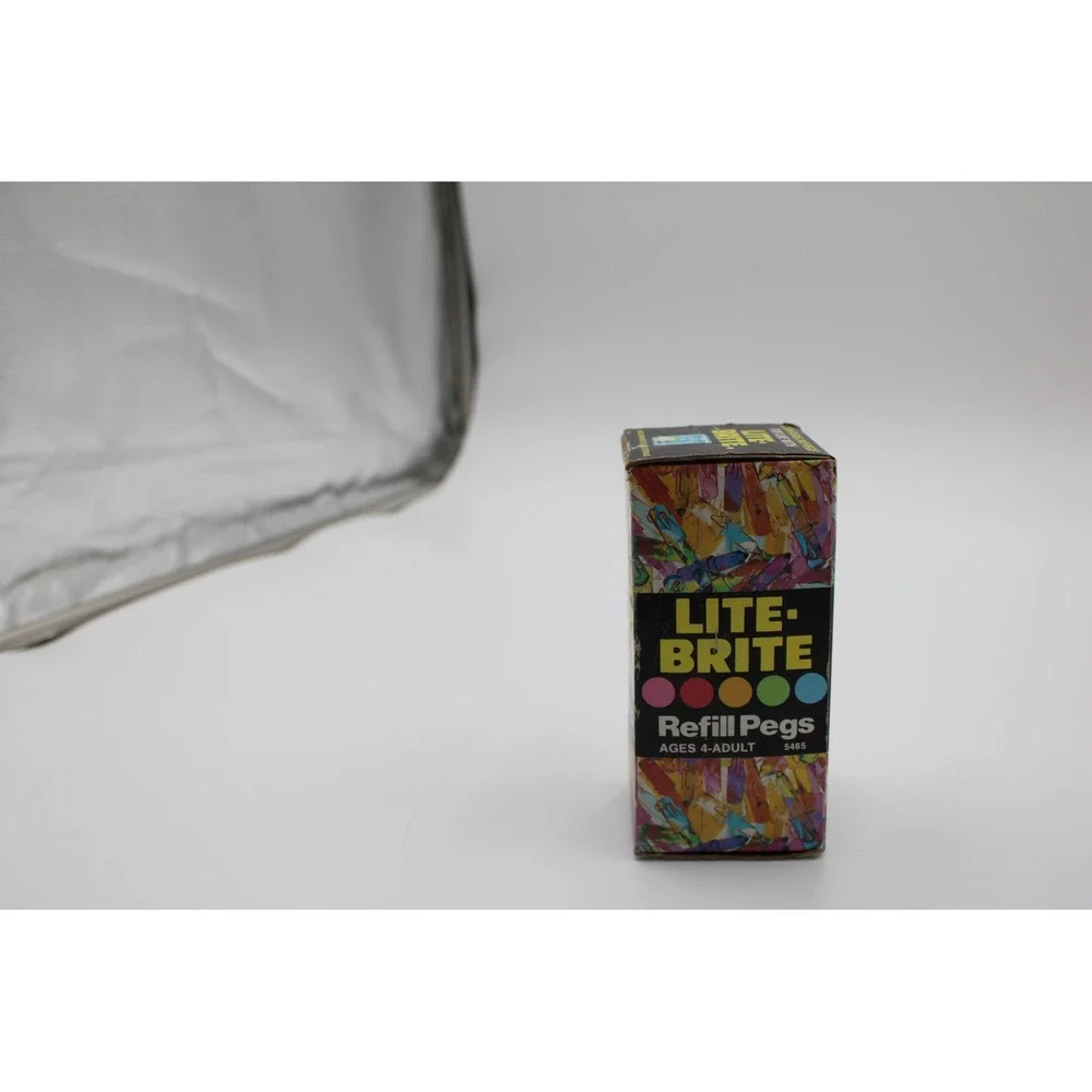 Lite Brite Refill Pegs Multi Color 240 Count Vintage 1979 Hasbro 5465